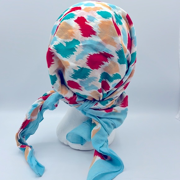 Vintage artsy scarf - Picture 4 of 8